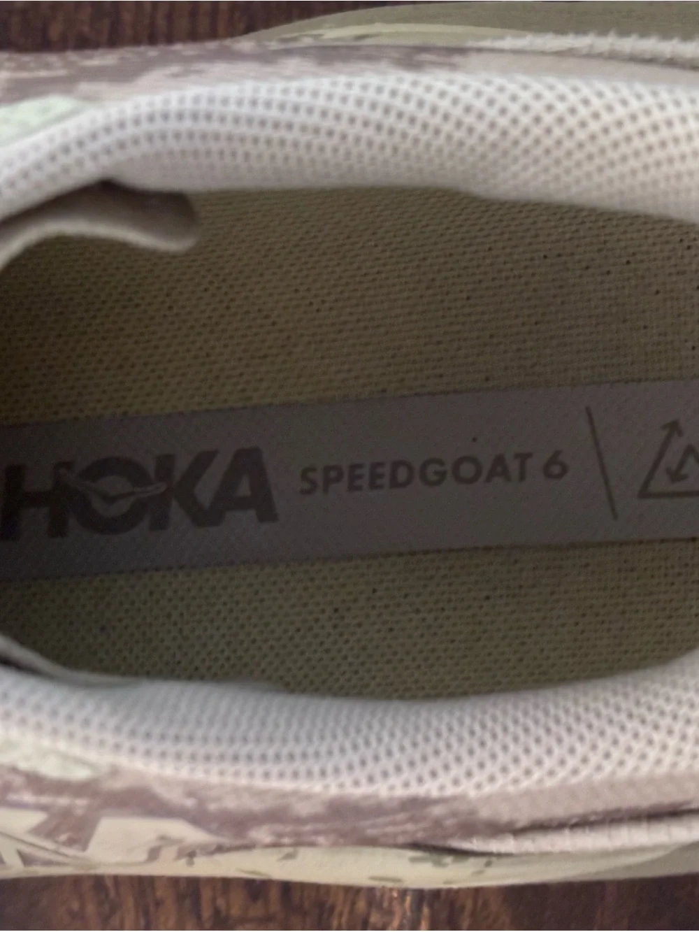 Hoka lacing runs athletic